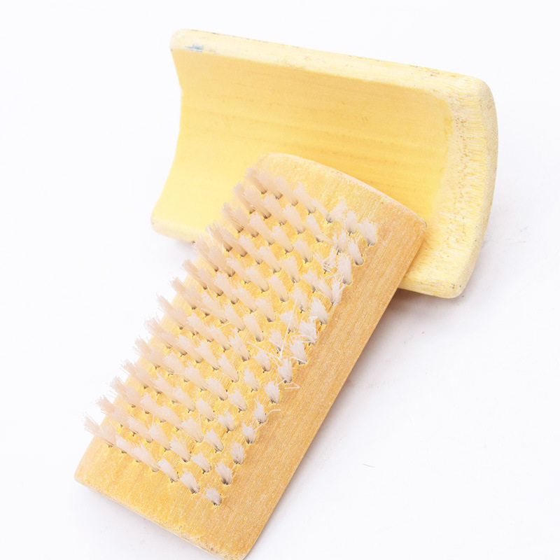 Square bamboo shoe brush clothing brush bamboo plate brush one dollar store two yuan store clothing brush rectangular brush shoe brush shoe wipe