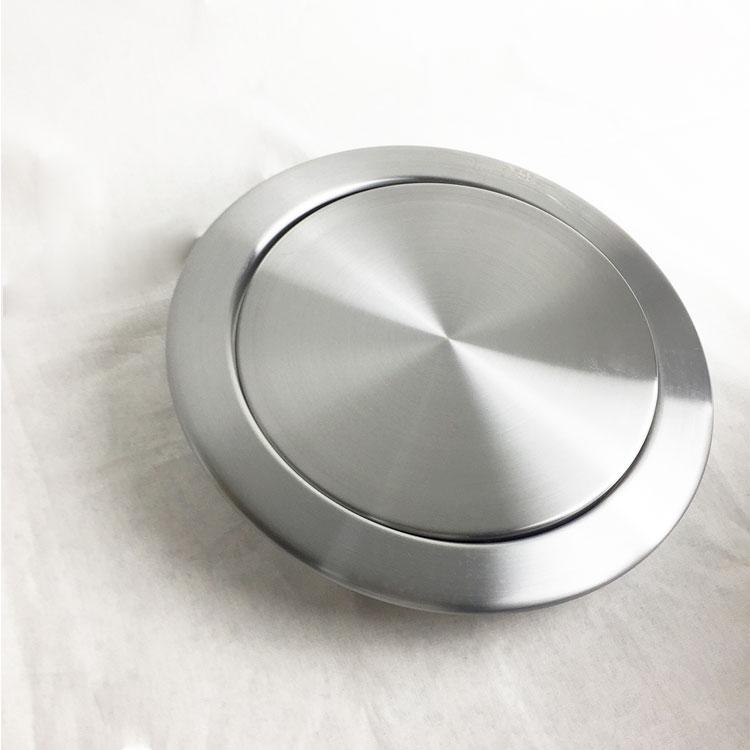 Small stainless steel lid Embedded trash can lid Embedded concealed trash can Under the kitchen hand washing countertop
