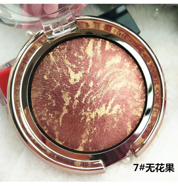 Pq tấm lớn kiểu Ý nướng bột blou rouge đơn sắc hỗn hợp màu thịt lợn bụng kết cấu bóng mắt tấm cao khả năng sửa chữa - Blush / Cochineal má hồng 3ce 6 ô