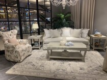 Meart furniture Shatu sofa American country light luxury wooden carved European style French - style finished assembly