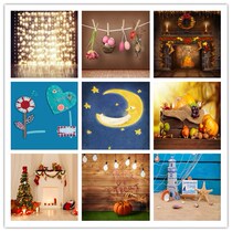 Childrens photography background cloth shadow upstairs door photo Childrens clothing baby shooting 100 days baby male and female childrens background