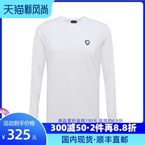 Armani Armani EA7 sports round neck simple base long sleeve thin black T-shirt 21 spring and autumn men