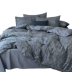 Nam thần loạt bông twill bầu trời đầy sao in bông đơn đôi ba hoặc bốn mảnh đặt giường đơn giản Bắc Âu giường - Bộ đồ giường bốn mảnh