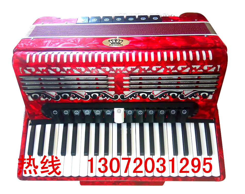Playing Type Advanced Professional Four Row Spring Accordion Import Spring Material 41 Key 120 Bass 120bs Bass