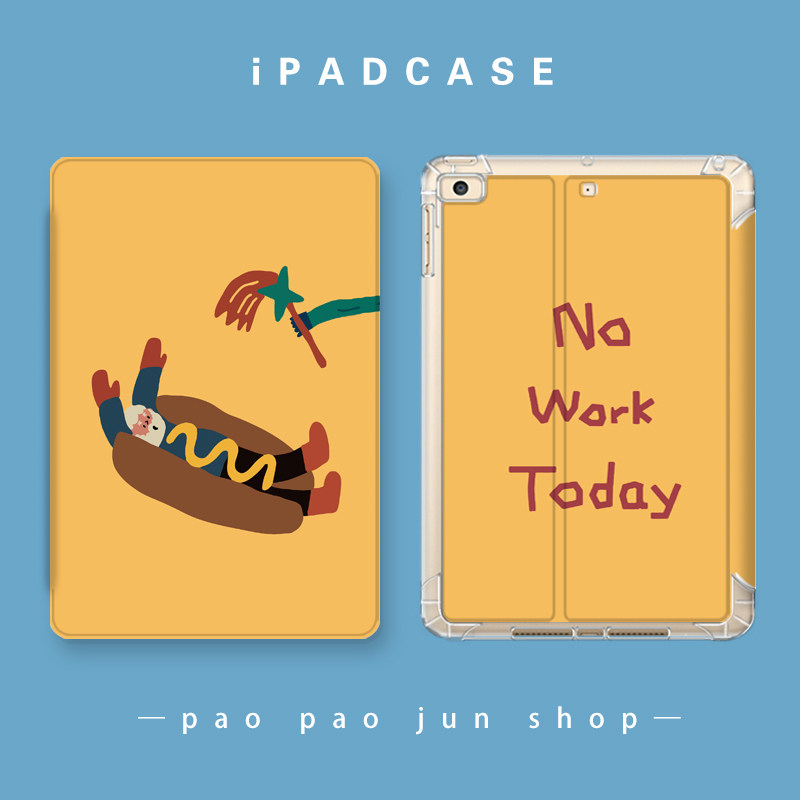 Air4 new 2020iPad11 protective cover 9 7 for Apple 10 2 flat Pro10 5 pen slot mini shell