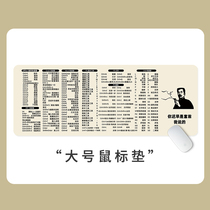 Office PS Shortcuts Large Mouse Mat Dormitory Mat Super Large Girl Computer Desk Pad Creative Leather Pad