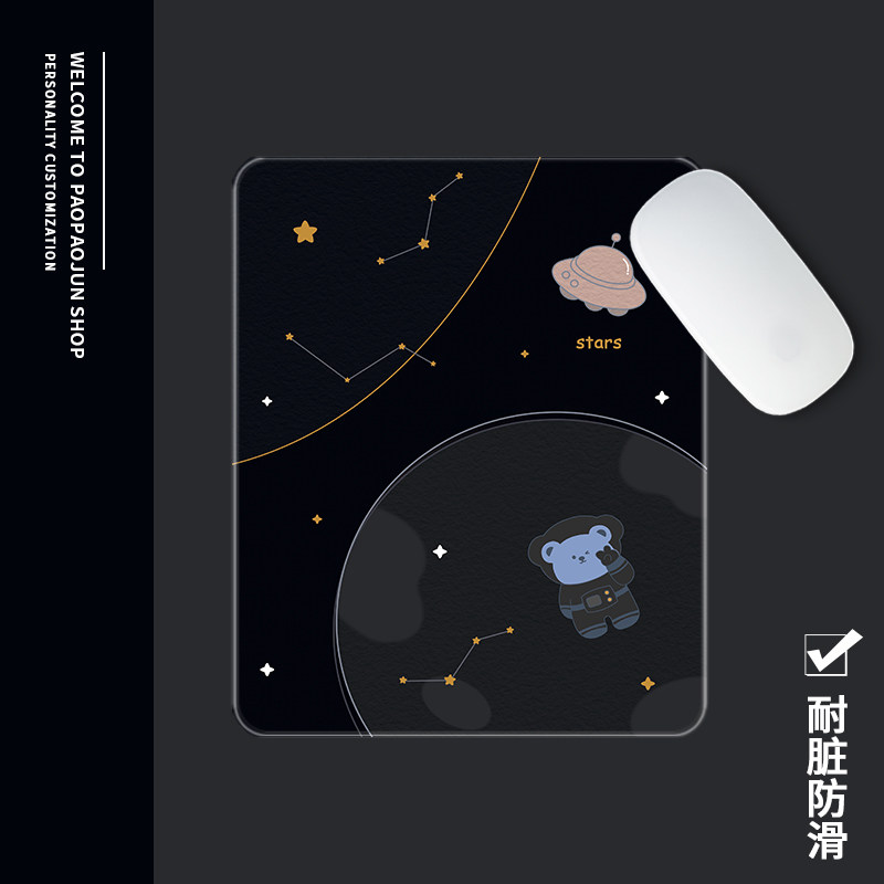 Cartoon notebook desktop mouse pad cute dormitory home male and female computer bear medium and small book student office