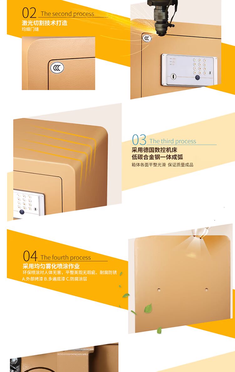 An toàn toàn năng 3C chứng nhận hộ gia đình lớn an toàn văn phòng nhỏ tường thép chống trộm SJB clip triệu - Két an toàn nên mua két sắt loại nào