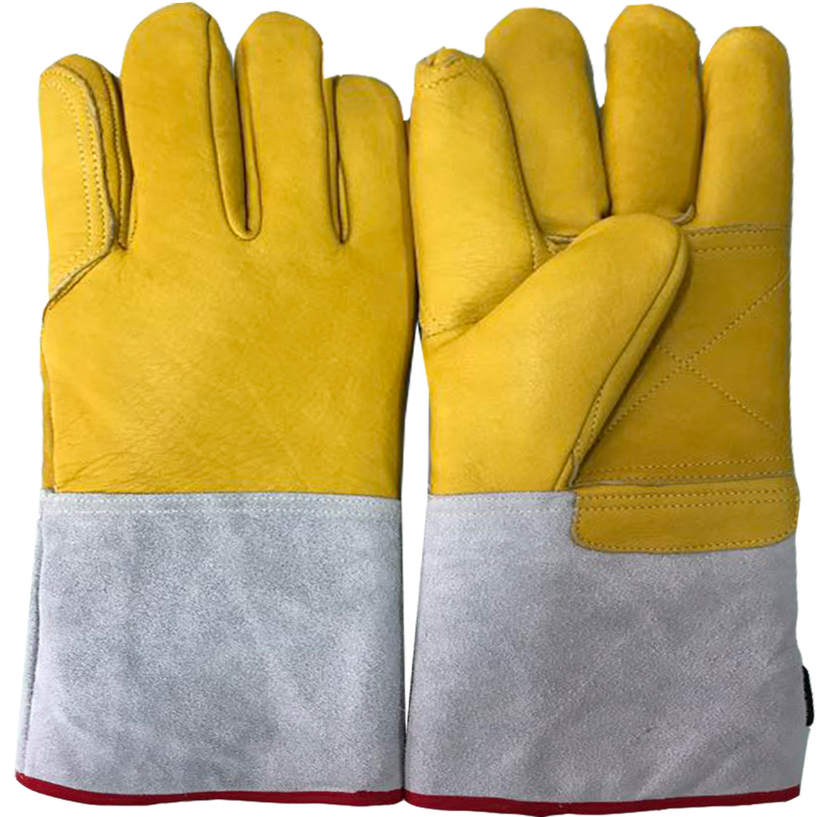 Kill-second anti-chill gloves Anti-liquid nitrogen gloves resistant to low temperature gloves 36cm Refrigerated garage gloves