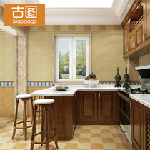 200x200 antique tiles Bathroom kitchen tiles Nordic floor tiles Mediterranean kitchen balcony toilet wall tiles