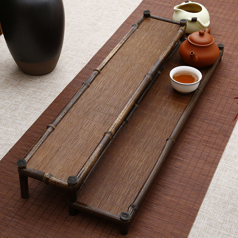 Tea Cup Shelf Dry Bubble Table Tea Tray Tea Mat Tea Cup Holder Containing Bamboo tray Tea Road Accessories Tea Set