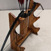 Archery equipment Bow and arrow target multi-function wooden placement box Arrow box bow frame combination arrow museum antique vintage arrow shelf