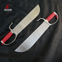 Zhenwu Wing Chun couteau Huit Décapitated couteau Stainless Steel Knife Wing Chun Soldier Bulls ear couteau pointés darts martiaux non ouverts