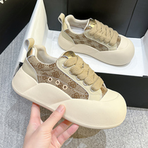 itbuy high-end customized womens shoes trendy brand thick-soled white shoes womens fashion niche bread shoes sports and casual sneakers