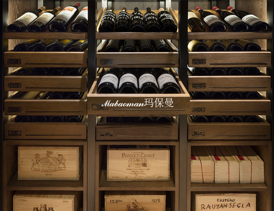 Wine cellar customization constant temperature and humidity wine cellar engineering club wine cellar decoration basement wine cellar cigar cabinet customization