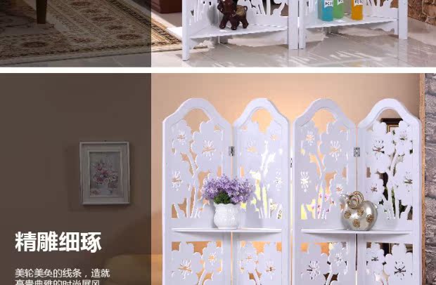 Màn hình phong cách châu Âu thời trang phòng khách lối vào cửa tủ đơn giản phòng ngủ hiện đại cửa hàng nail khách sạn màn hình gấp rỗng - Màn hình / Cửa sổ bình phong