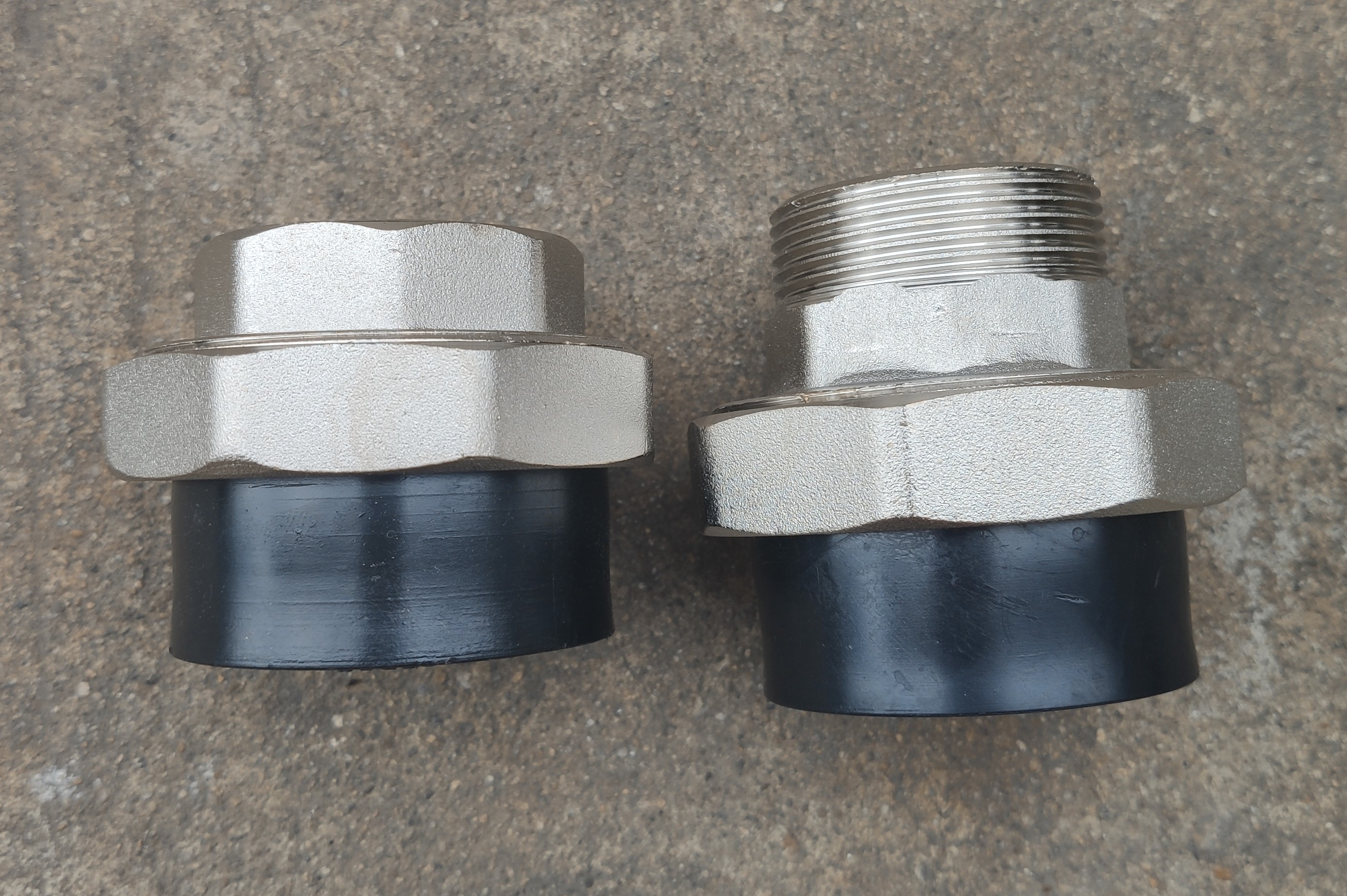 Copper inner life Copper outer life PE pipe fittings PE industrial artery