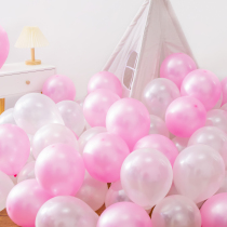 Ballons nacrés épaissis et antidéflagrants décoration de fête danniversaire de 100 ans disposition de la scène macarons pour enfants hommes et femmes