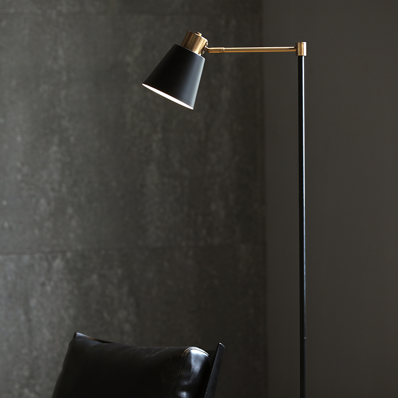 Alley tricks Nordic minimalist light and luxurious floor lamp modern bedroom bedside living-room upright lamp sofa upright table lamp-Taobao