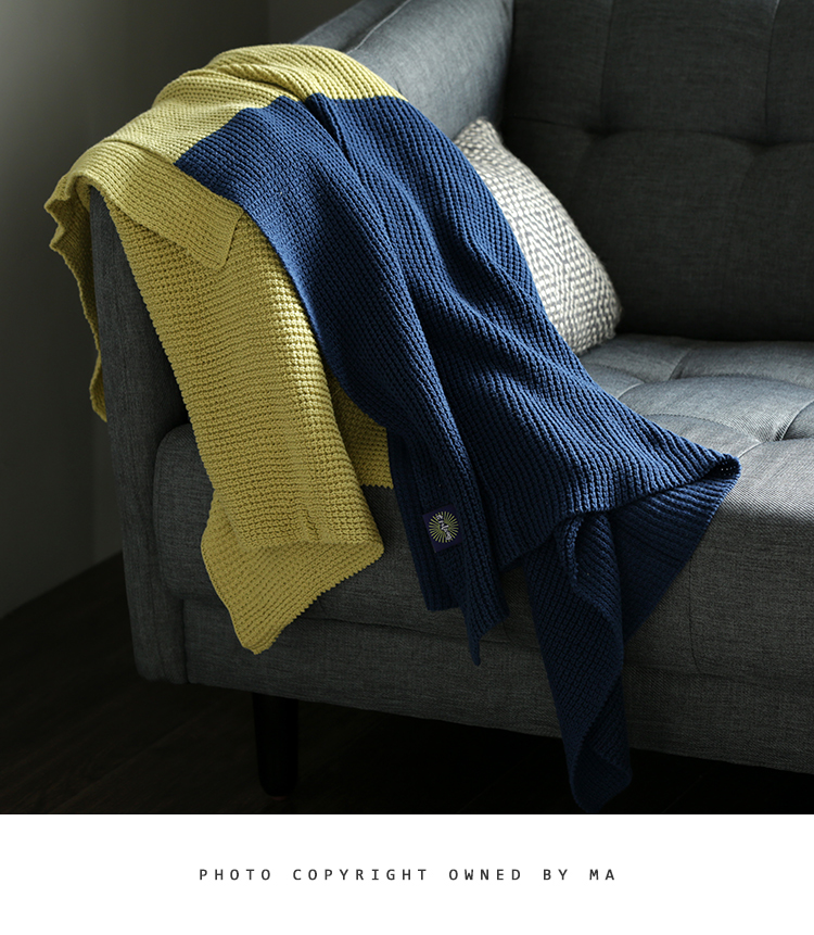 MA. Nordic Shu Larry chăn màu ghế sofa giường ngủ chăn Khăn mất giải trí văn phòng nhỏ gọn phòng khách - Ném / Chăn chăn lông cáo
