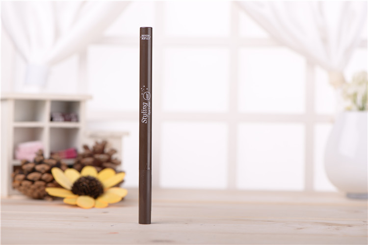 Hàn Quốc Chính hãng Etude House Bút kẻ mắt xoay tự động Đầu cứng Nâu Đen Trắng Pearlescent Kéo dài bút kẻ eyeliner