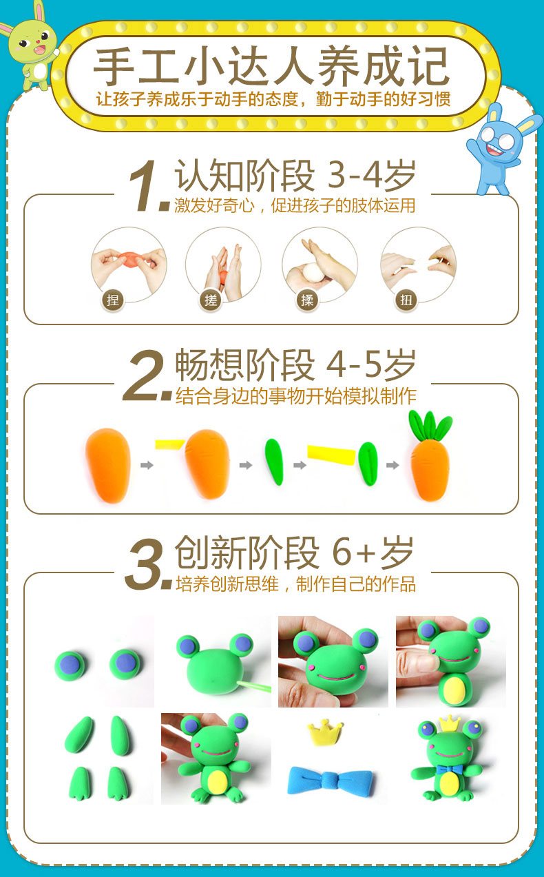 Chicco siêu nhẹ đất sét 24 màu 36 màu bùn 3D trẻ em làm bằng tay mềm đất sét mềm nhựa ma thuật khuôn đặt đất nặn play doh