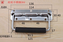 136MM stainless steel 304 spring handle box ring lid ring case small handle industrial equipment box handle air box