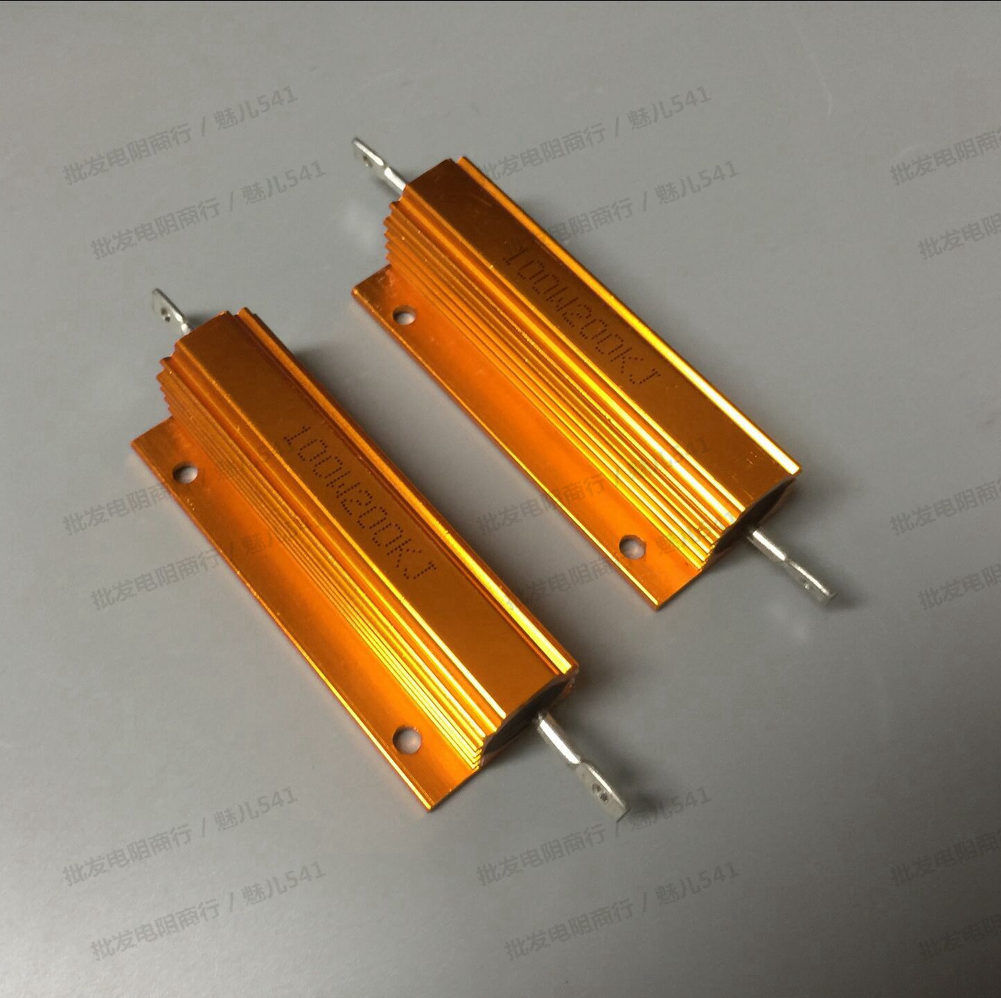 Gold aluminum shell resistance RX24 100W 250R 250R 270R 330R 340R 340R 360R 390R