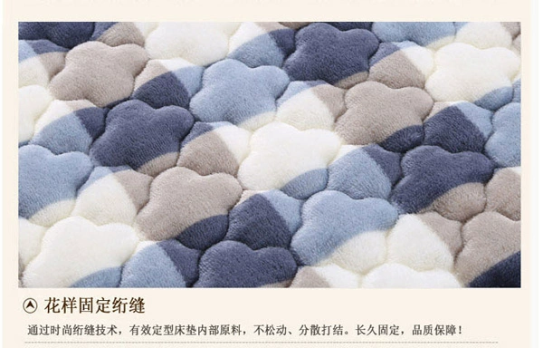 San hô lông cừu tấm đơn mảnh đôi ký túc xá chăn bông đệm ấm giường giường mùa đông chăn chống trượt flannel chăn