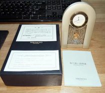 MIKIMOTO 2004 Mikimoto European pattern mother-of-pearl dial pearl clock table clock