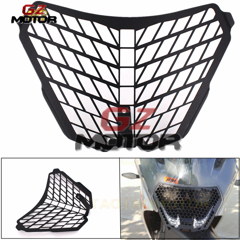 Motorcycle KTM RC200 RC390 modified headlight cover headlight net protective cover headlight protective net