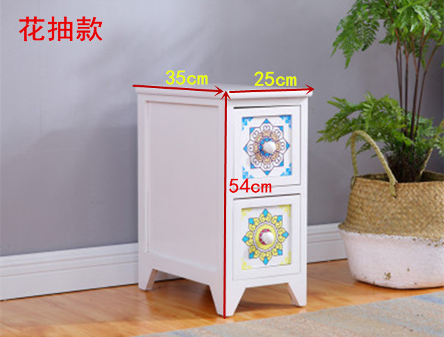 Đơn giản đánh bắt nhỏ phòng ngủ tủ đầu giường 20-25cm nhỏ lưu trữ gỗ tủ tủ đầu giường siêu hẹp tủ nhỏ - Buồng mẫu tủ quần áo nhựa đẹp