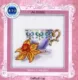 Cầu vồng thêu Quảng trường chính hãng DMC cross stitch từ phù hợp với những mảnh chén trà và hoa RTO - Bộ dụng cụ thêu tranh thêu chữ nhẫn