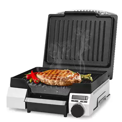 Taiwan brand professional steak roasting machine Commercial frying and roasting teppanyaki Household smoke-free roasting machine