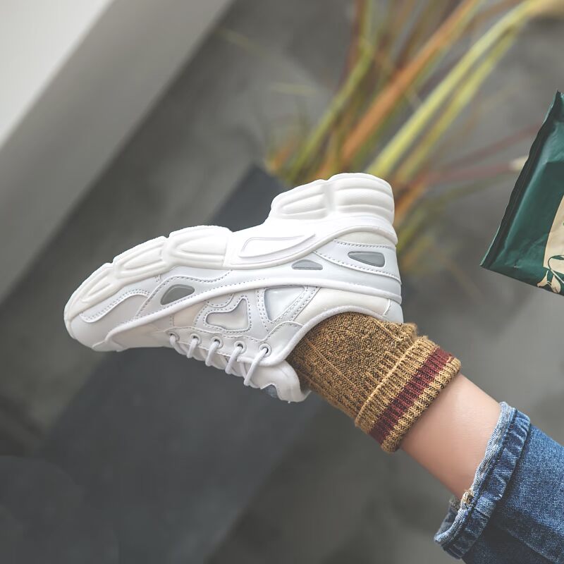 Giày thể thao đế thấp retro hip-hop PGone với cùng một đoạn tăng giày nữ bf gió đường phố phong cách Harajuku giày siêu lửa giày hồng thạnh nữ