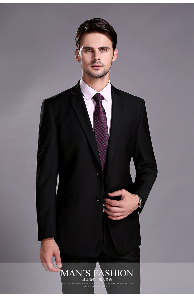 Costume homme en laine pour hiver - Ref 1578653 Image 17