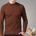 Ordos City 100% áo len cashmere nguyên chất nam nửa cổ cao đầy đủ áo len dày áo len dày áo len nam trung niên áo sơ mi nam hàng hiệu Áo len