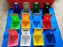 Dental material model turnover box model transport box denture processing factory special turnover box 12 colors