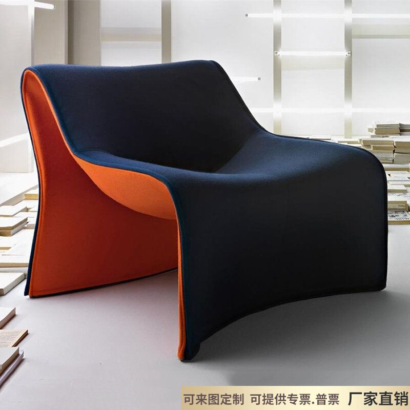 Nordic special-shaped fiberglass Cassina high-heeled shoes modeling single chair Internet celebrity hotel model room lazy leisure lounge chair