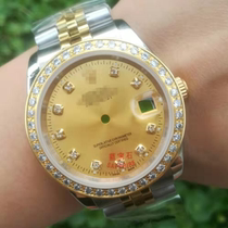 Gold diamond ring shell 2846 2168 2158 2169 watch accessories Swiss ETA2834-2 movement case