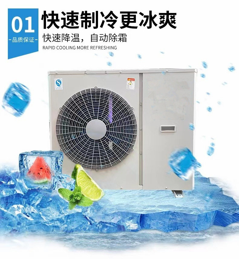3匹5P博润制冷全封闭压缩机冷库全套制冷设备机组组一体机(图5)