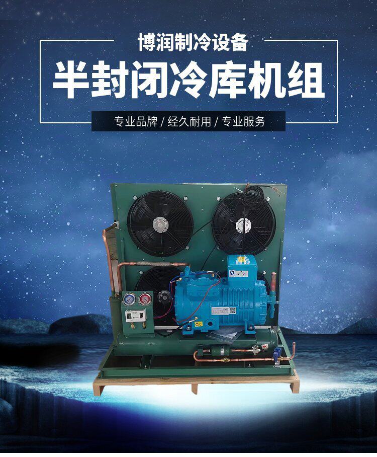 雪人莱富康SP4H3000半封闭活塞制冷压缩机30P中低温冷库配套设备(图4)
