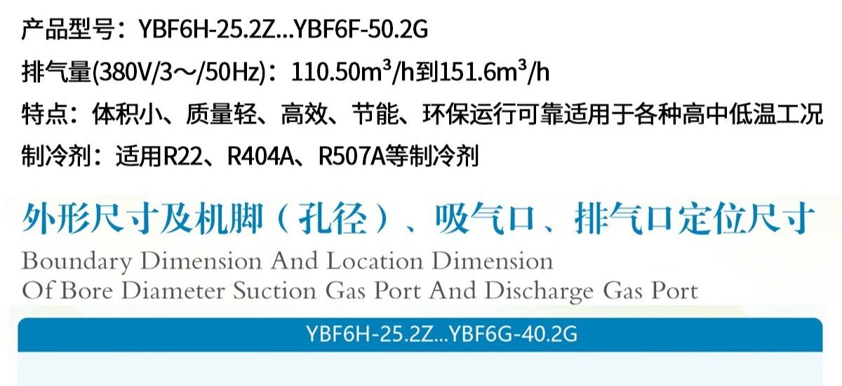 BLAIT 浙江博莱特制冷设备 保鲜冷冻六缸活塞式制冷压缩机(图2)