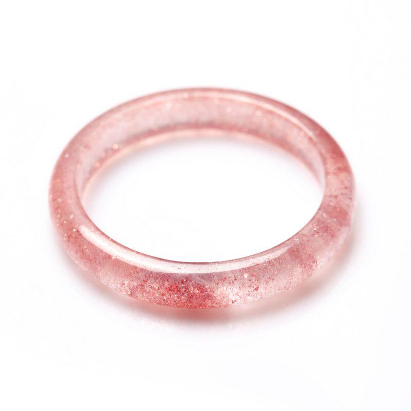 Natural pigeon blood red strawberry crystal bracelet female recruit peach pink crystal old mine transfer ice seed bracelet pigeon blood A