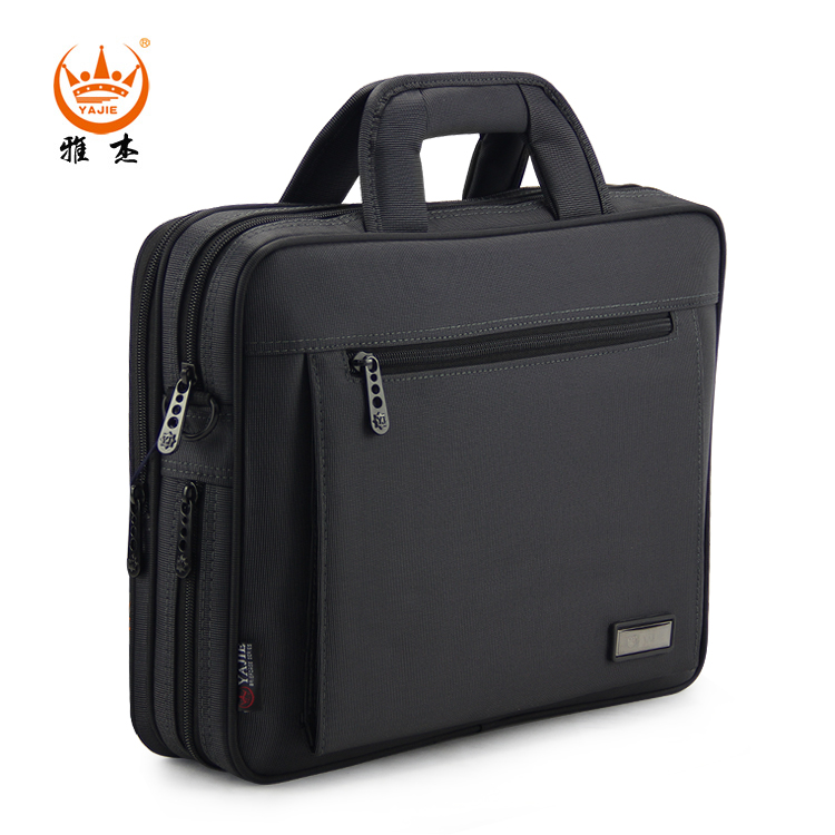Business Men Bag Canvas Briefcase Cross Section Oxford Cloth Paper Bag Large Capacity Hand Computer Bag Single Shoulder Business Bag-Taobao