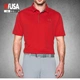 Hoa Kỳ mua UA Tech An Dema golf polo áo sơ mi nam ve áo màu rắn kinh doanh áo thun ngắn tay