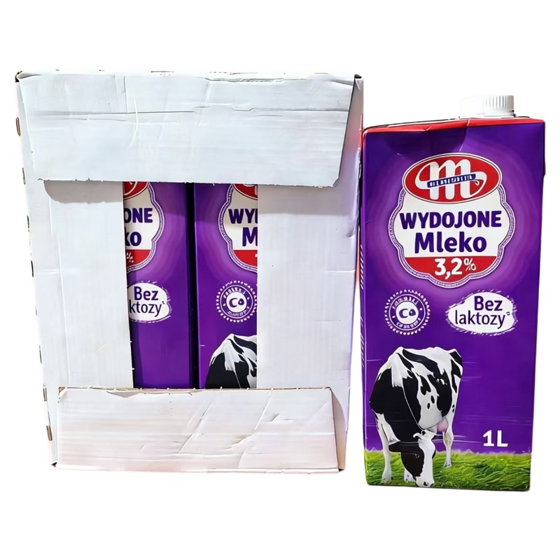 European Original Imported Lactose-Free Zero-Lactose Full-Fat 3.2% Milk 1L*12 Boxes Full Carton New Product