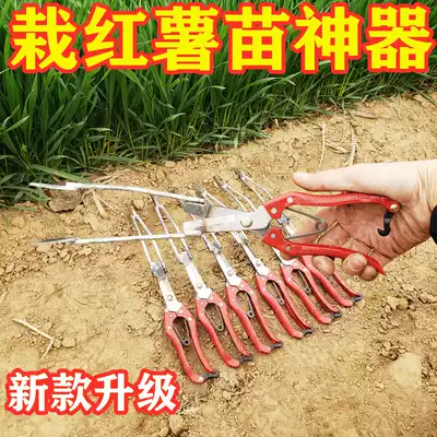 Planting sweet potato seedling artifact transplanting seedling device Planting sweet potato seedling sweet potato seedling clip Agricultural manual seedling device seedling device