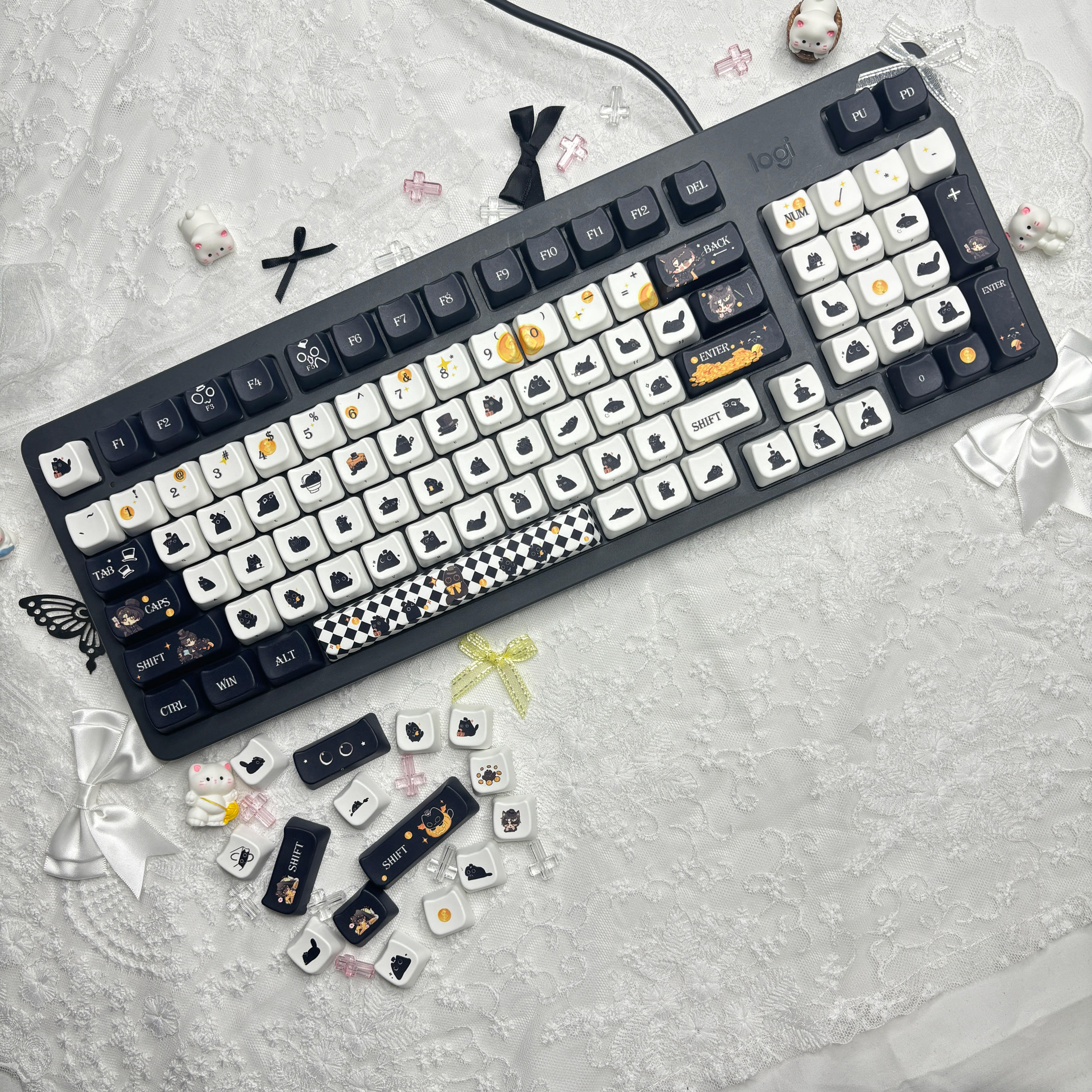 Lord of the Mysteries Klein Cat fan-made keycap set detail image 09