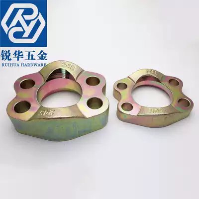 Hydraulic open high pressure tubing SAE two-piece integral open flange Light FL heavy duty FS hydraulic flange clamp